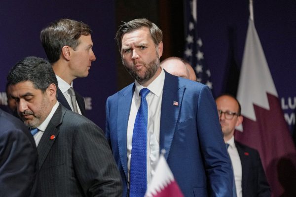 US-Vizepräsident JD Vance und der Schwiegersohn von US-Präsident Trump, Jared Kushner