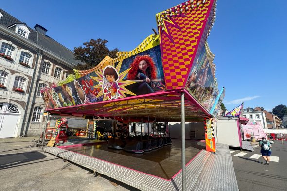 Fahrgeschäft auf der Eupener Kirmes