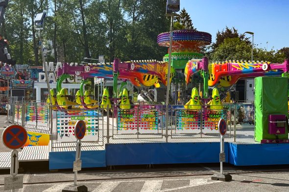 Fahrgeschäft auf der Eupener Kirmes
