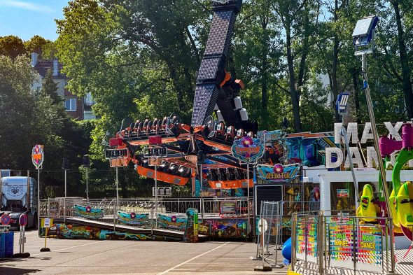 Fahrgeschäft auf der Eupener Kirmes