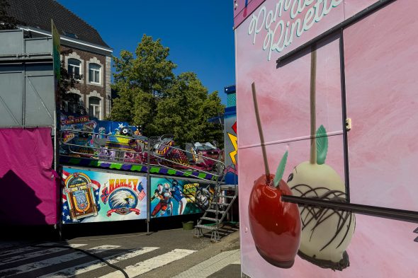 Fahrgeschäft auf der Eupener Kirmes