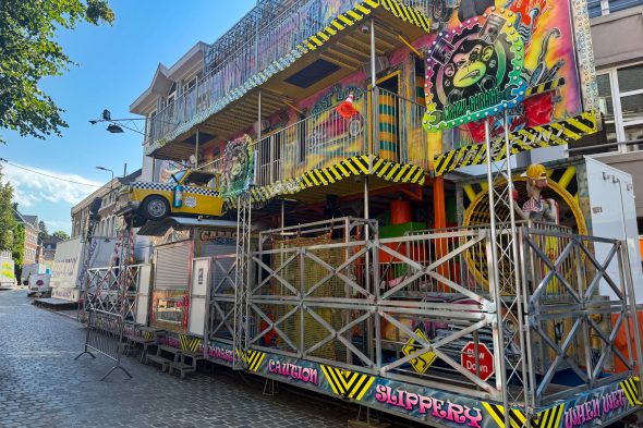 Fahrgeschäft auf der Eupener Kirmes