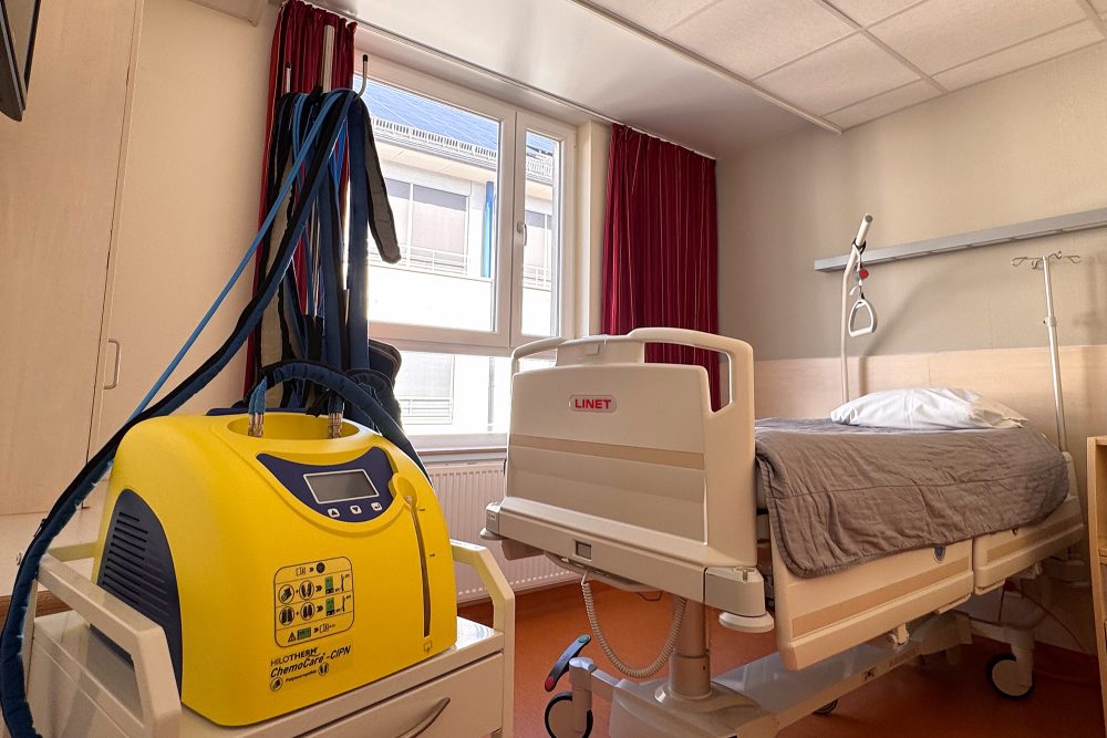 Zimmer in der medizinisch-onkologischen Tagesklinik