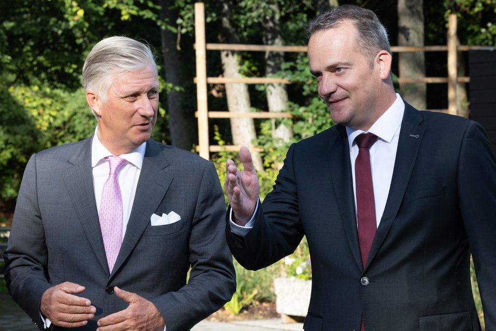 König Philippe und Ministerpräsident Oliver Paasch