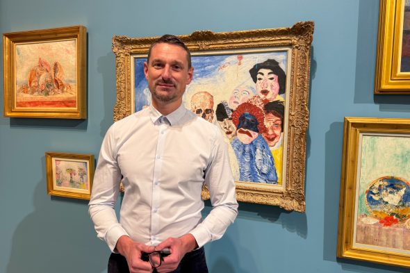 Grégory Desauvage, Kurator der Sonderausstellung