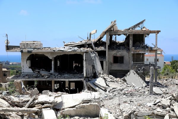 Schäden in Al-Qlailah im Südlibanon nach einem israelischen Angriff