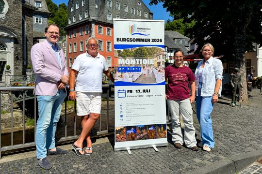 Lutz Schell und das Team der Monschau Festival gGmbH