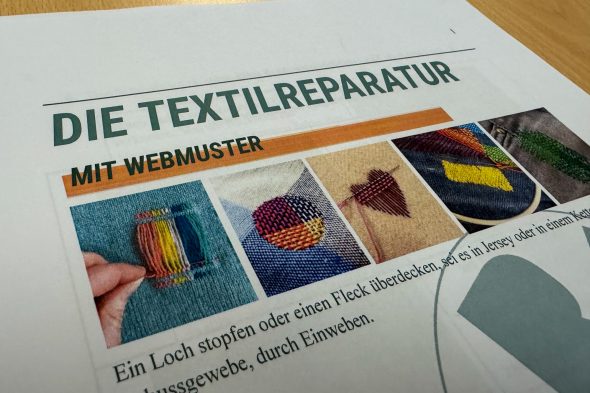 Dokumentation beim Näh-Workshop von Idelux