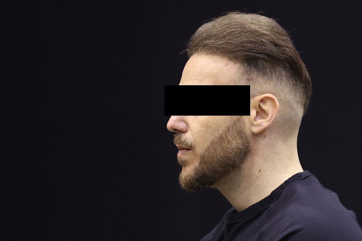 Paolo Falzone bei der Urteilsverkündung