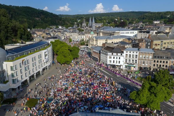 Fahrerparade vor dem 24-Stunden-Rennen von Spa