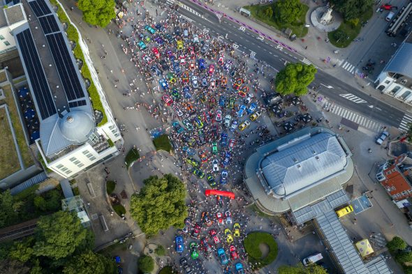Fahrerparade vor dem 24-Stunden-Rennen von Spa