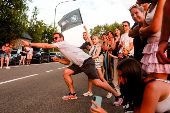 Fahrerparade vor dem 24-Stunden-Rennen von Spa