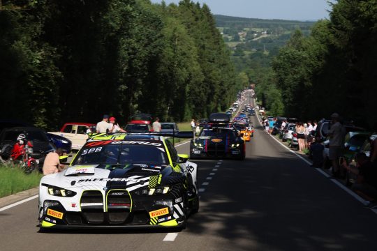 Fahrerparade vor dem 24-Stunden-Rennen von Spa