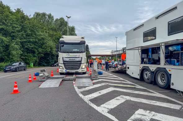 Polizeikontrolle auf Lichtenbusch