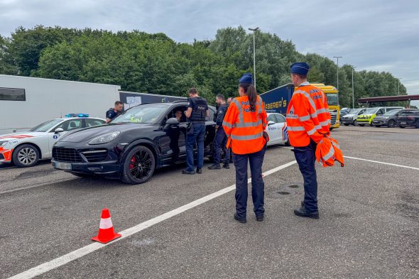 Polizeikontrolle auf Lichtenbusch