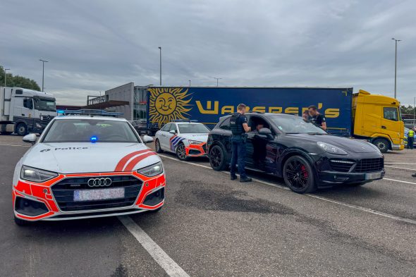 Polizeikontrolle auf Lichtenbusch