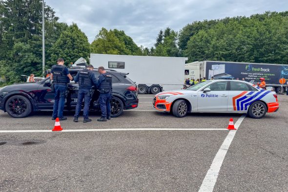 Polizeikontrolle auf Lichtenbusch