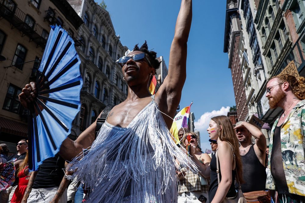 Teilnehmer der Pride-Parade in New York City