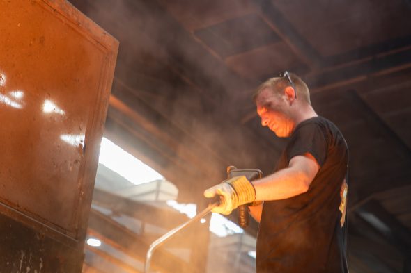 In den Werkshallen von Savimetal