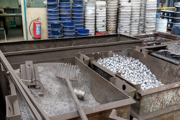 In den Werkshallen von Savimetal