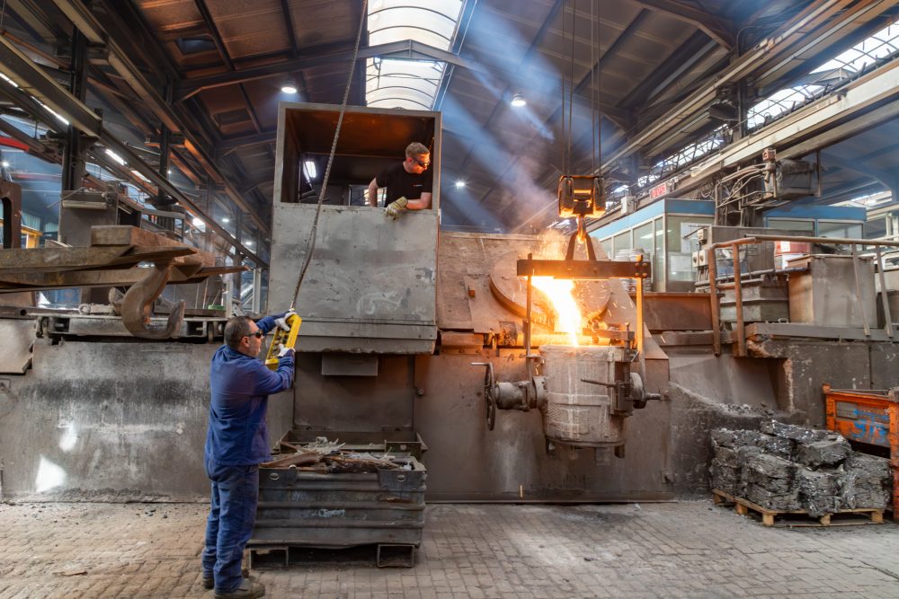 In den Werkshallen von Savimetal