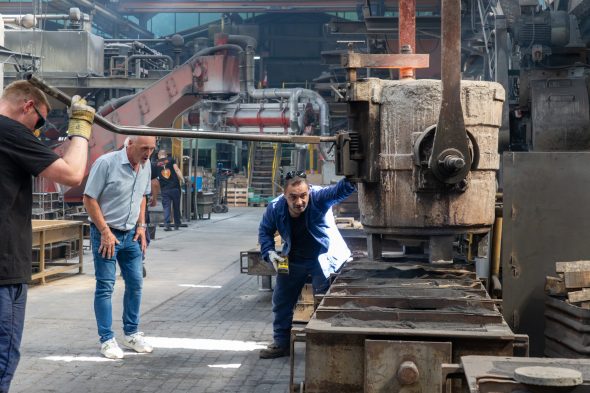 In den Werkshallen von Savimetal