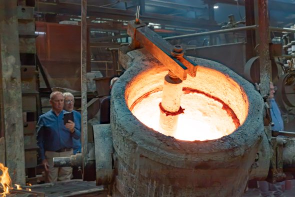 In den Werkshallen von Savimetal