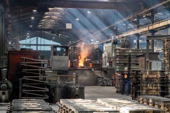 In den Werkshallen von Savimetal