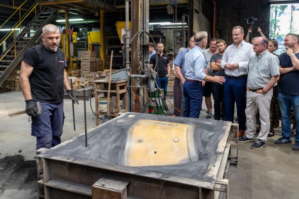 In den Werkshallen von Savimetal