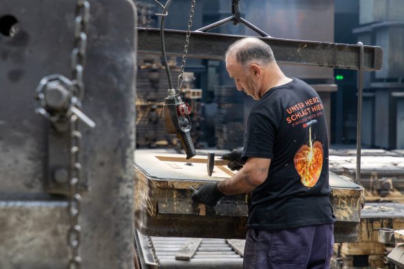 In den Werkshallen von Savimetal