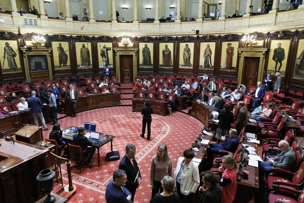 Sitzung im belgischen Senat am 3. April 2026