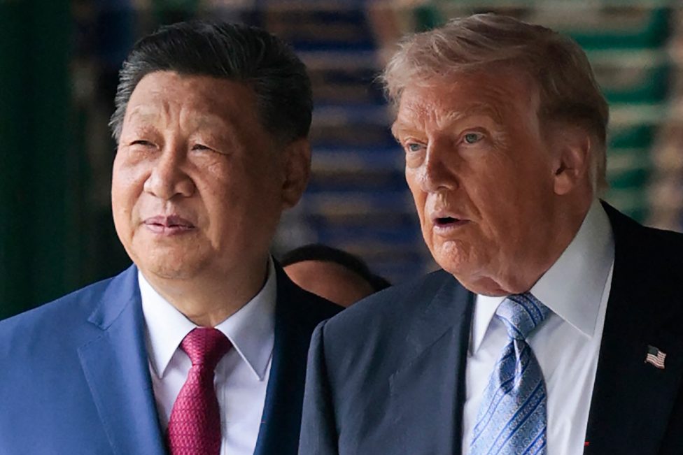 US-Präsident Donald Trump und der chinesische Präsident XI Jinping bei Trumps Staatsbesuch in China