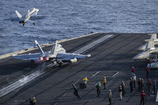 Der US-Flugzeugträger Abraham Lincoln