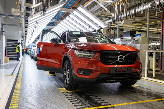 Volvo XC40 Recharge p8 in Gent am 1. Oktober 2020