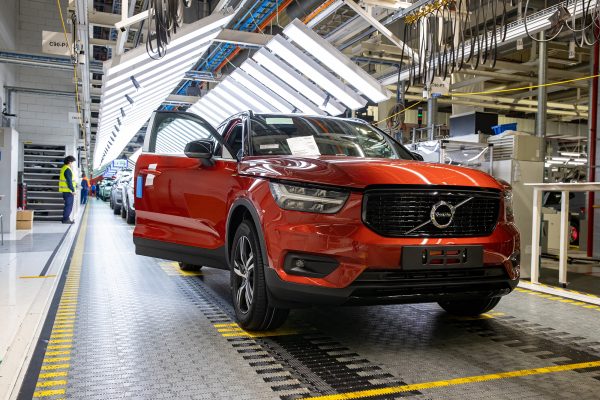 Volvo XC40 Recharge p8 in Gent am 1. Oktober 2020