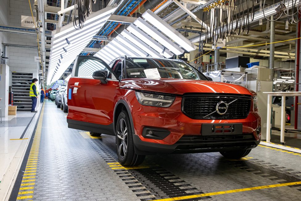 Volvo XC40 Recharge p8 in Gent am 1. Oktober 2020