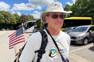 Wanderer bei der IVV-Europiade in Ostbelgien