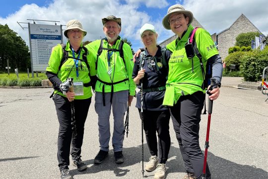 Wanderer bei der IVV-Europiade in Ostbelgien