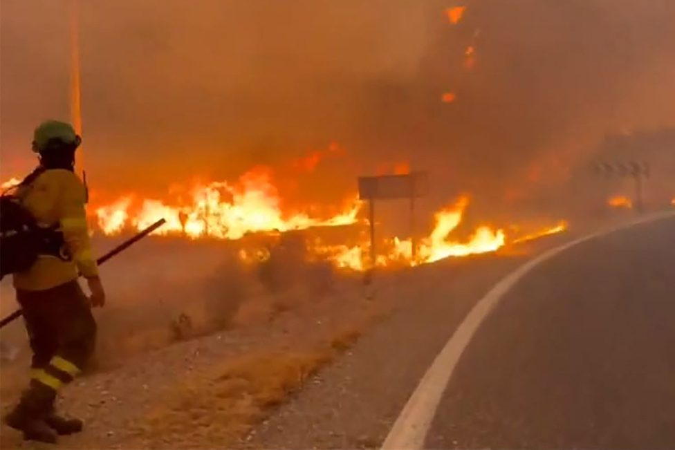 Waldbrand in Andalusien