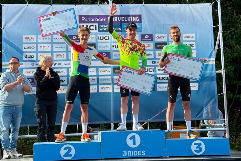 Arne Janssens fuhr beim Gravel Stage Race in Winterberg aufs Podium