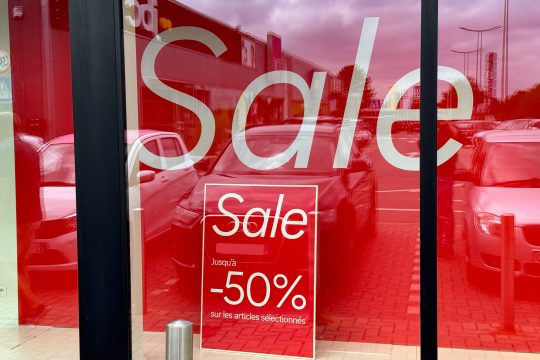 Schild "Sale"