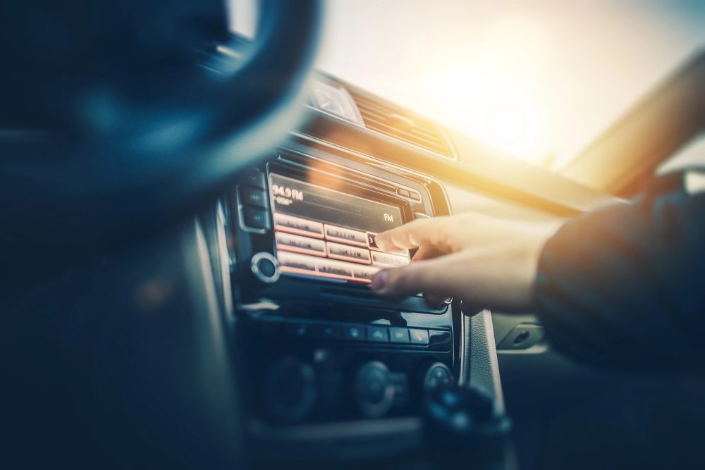 Autoradio mit Touchscreen