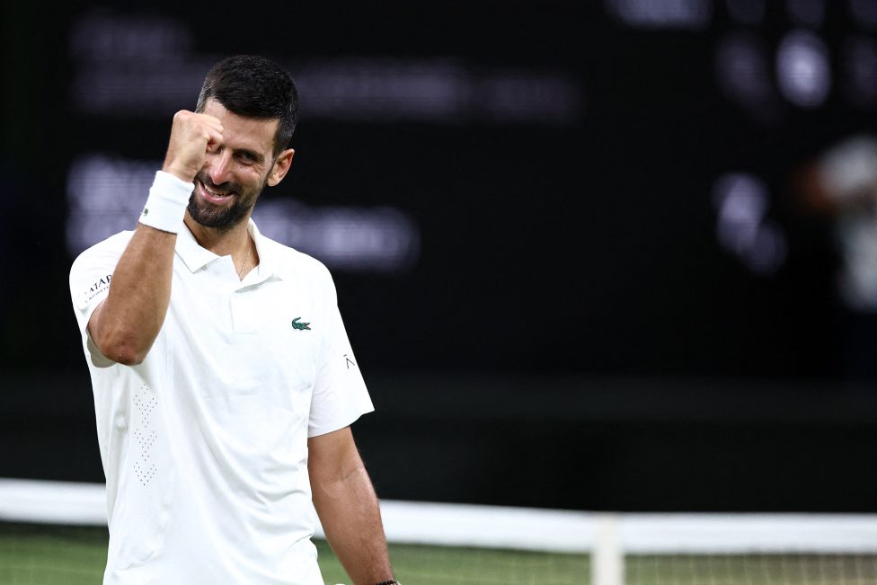 Novak Djokovic reckt die Faust