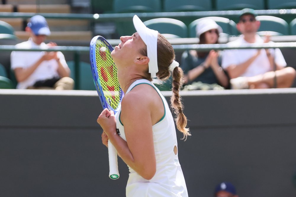 Elise Mertens nach erneutem Sieg in Wimbledon