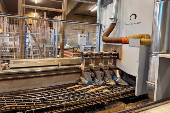 Werkhalle von Fabribois in Sourbrodt