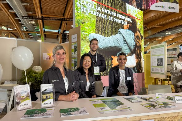 Stand bei der Landwirtschaftsmesse