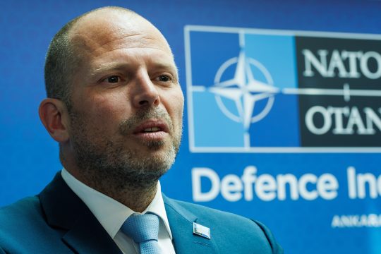 Theo Francken beim Nato-Gipfel in Ankara