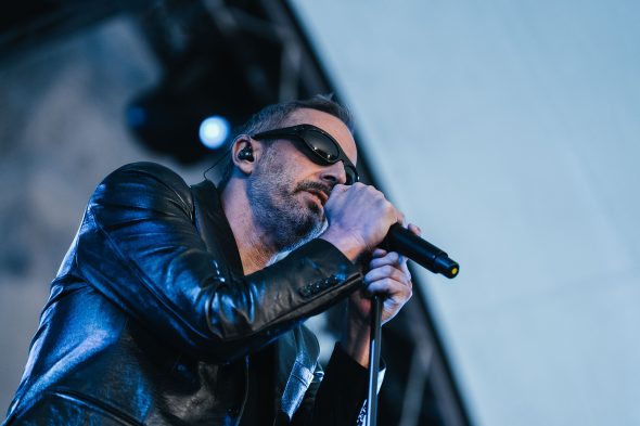 Ghinzu auf der Bühne bei der Belgian Party
