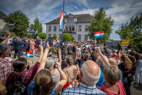 Luxemburgisches Großherzogpaar besucht Ulflingen