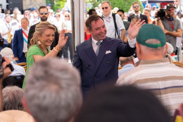 Luxemburgisches Großherzogpaar besucht Ulflingen